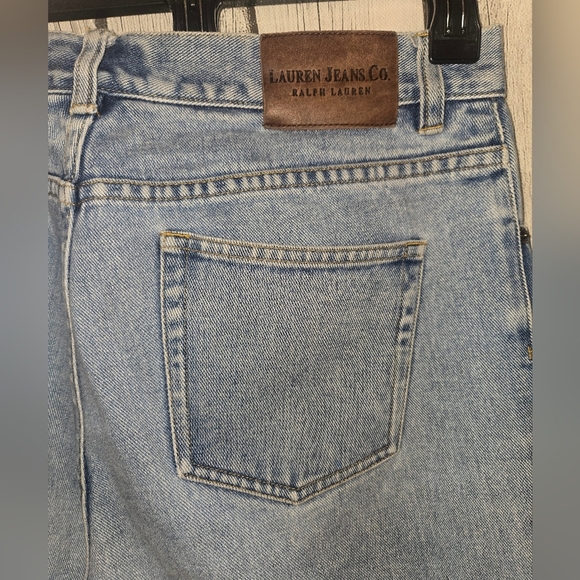VTG LRL Ralph Lauren Jeans Denim Women’s Sz 12 Blue Bootcut High Rise 31” Inseam - Picture 6 of 12